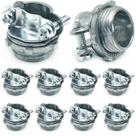 TEXNINC Conectores para Cabos de Liga de Zinco 1/2" - 10 Peças