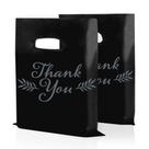 Thank You Bags Houseables Plastic Black 30,5 cm x 38 cm 100PK
