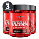 Therma Pro 60 Caps Termogênico Cafeína Integral Kit 3 Potes
