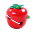 Threading Toy Montessori Colorful Wood Worm para crianças