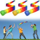 Throw and Catch Ball Chalyna Rainbow Tail Foam 60 cm, 3 unidades