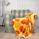 Throw Blanket Chicwe Burrito Tortilla de flanela de dupla face
