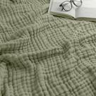Throw Blanket Comfy Cubs Muslin 100% algodão 150x200cm Sálvia