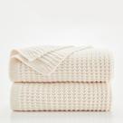 Throw Blanket Douceur Cream para sofá 127x152cm acrílico