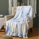 Throw Blanket Frienda Preppy Smile Face Flanela 130 x 150 cm Throw Blanket Frienda Preppy Smile Face Flanela 130 x 150 cm