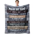 Throw Blanket Muxuten Christian Gifts para homens 152x127cm