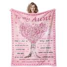 Throw Blanket Quilazy Aunt Gifts 150x125cm para tias e mulheres Throw Blanket Quilazy Aunt Gifts 150x125cm para tias e mulheres