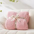 Throw Blanket Snuggle Sac Buttery Pink Reversível 125x178cm