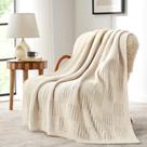 Throw Blanket Snuggle Sac Cream Checkered Reversível Throw Blanket Snuggle Sac Cream Checkered Reversível