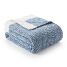 Throw Blanket Snuggle Sac Heather Blue Reversível 130x150cm