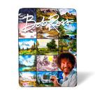 Throw Blanket Surreal Entertainment Bob Ross Fleece Sherpa