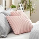Throw Pillow Capas Bedsure, pacote com 2 capas de almofada, 45 x 45 cm, rosa cristal