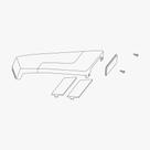 Thule Capa Lanterna Esquerda p/ Suporte Bicicleta - 54405