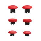 Thumbsticks Dogxiong 6 em 1 Vermelho para Controle PS5 Edge