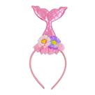 Tiara Arco Fantasia Carnaval Halloween Festa Sereia Rosa Tiara Arco Fantasia Carnaval Halloween Festa Sereia Rosa