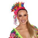 Tiara Bandeirinha Festa Junina Arco com Glitter Luxo Caipirinha Arquinho São João Arraiá Quadrilha Caipira