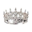 Tiara Barroca De Cristal Com Strass Para Noivas, Acessório De Cabelo Para Casamento E Formatura,