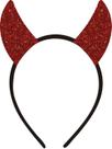 Tiara Carnaval Chifrinho EVA Glitter Vermelho 19 cm Vivarte - Inspire sua Festa Loja