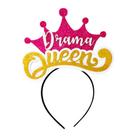 Tiara Carnaval Drama Queen Glitter Coroa Rainha - 01 unid
