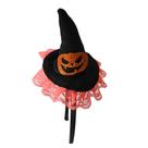 Tiara Chapéu De Bruxa Acessório Fantasia Halloween