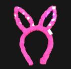 Tiara Coelhinha c/ Led - Pink