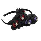 Tiara com Mini Caveiras Halloween - 1 unidade