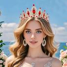 Tiara Coroa Strass Noivas Debutantes 15 anos Tiara Coroa Strass Noivas Debutantes 15 anos
