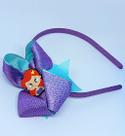 Tiara de Cabelo Infantil Menina Arquinho com Laço Personagem Disney Frozen Stitch Lilo Angel Festa Aniversário Tematica
