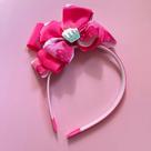 Tiara de Cabelo Laço em Pé Cupcake Pink Tiara de Cabelo Laço em Pé Cupcake Pink