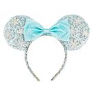 Tiara De Cabelo Orelhinha Minnie Mouse Edição Especial Azul