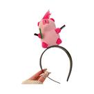Tiara De Capivara De Pelúcia De Cabelo Longo, Acessório De Cabelo Divertido De Desenho Animado