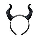 Tiara De Chifres De Bruxa Demônio Preta Para Mulheres, Acessório De Cosplay, Adereço De Cabeça De