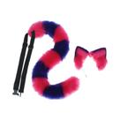 Tiara De Cosplay Do Gato De Cheshire Para Mulheres Com Orelhas E Cauda De Animal Para Halloween,