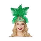 Tiara De Cristal Com Plumas Estilo Flapper Dos Anos 1920 Para Mulheres, Acessório De Cabeça Para
