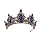 Tiara De Cristal Dourado Com Strass, Joia De Cabelo Vintage Barroca Para Noivas, Acessórios De