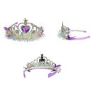 Tiara de Led Princesa Coroa Fantasia Enfeite de Cabelo Pisca Pisca Fita Tendência Moderno Carnaval Folia Festa Kit