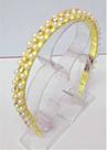 Tiara de Luxo em Pérolas, Dourada - Lene Laços Tiara de Luxo em Pérolas, Dourada - Lene Laços