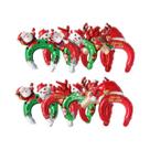 Tiara De Natal Com Balões Em Formato De Papai Noel, Boneco De Neve E Rena - Decorações Para Festas Tiara De Natal Com Balões Em Formato De Papai Noel, Boneco De Neve E Rena - Decorações Para Festas