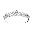 Tiara De Noiva Barroca Com Cristais De Strass Para Mulheres, Joia De Cabelo Para Casamento, Presente