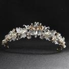 Tiara De Noiva Com Pérolas E Strass, Coroa Grande Oval Com Diamantes, Acessório De Cabelo Para Tiara De Noiva Com Pérolas E Strass, Coroa Grande Oval Com Diamantes, Acessório De Cabelo Para