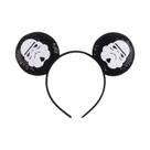 Tiara De Orelhas De Rato Da Disney Com Laço De Lantejoulas Para Meninas E Meninos, Festa, Cosplay,