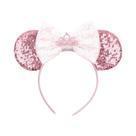 Tiara De Orelhas De Rato Do Castelo Da Disney Com Fogos De Artifício Para Meninas, Laço De