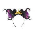 Tiara De Orelhas Do Mickey Mouse Com Lantejoulas E Laço Para Crianças, Adultos E Bebês - Acessório