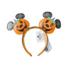 Tiara De Pelúcia Com Orelhas De Mickey Mouse Abóbora Disney Para Meninas - Acessório De Fantasia