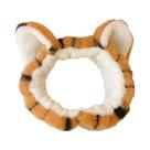 Tiara De Pelúcia De Tigre Adorável, Faixa De Cabelo De Desenho Animado Fofo Para Lavar O Rosto E