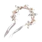Tiara De Pérolas Com Flores Para Meninas, Acessório De Cabelo Romântico E Kawaii Para Crianças Tiara De Pérolas Com Flores Para Meninas, Acessório De Cabelo Romântico E Kawaii Para Crianças