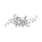 Tiara De Pérolas E Cristais Feita À Mão Para Mulheres, Ornamento De Cabelo Para Casamento