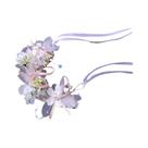 Tiara De Verão Para Meninas Com Fitas De Flores, Guirlanda De Princesa, Borboletas E Pérolas