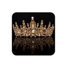 Tiara e coroa COCIDE Gold Crystal Queen para mulheres
