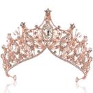 Tiara e coroa em ouro rosa COCIDE para mulheres